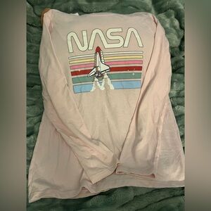 Girls long sleeve NASA shirt size XL